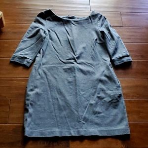 Banana Republic gray size 10P long sleeve dress
